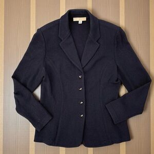 St. John Black Blazer Jacket Size 6